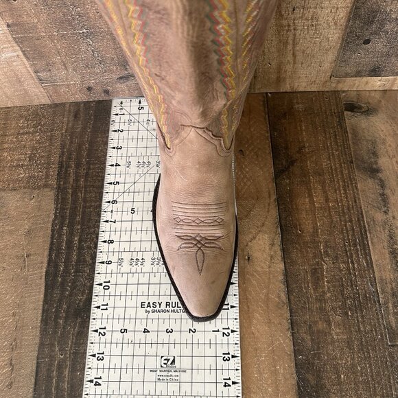 Larry Mahan Tall Western Cowboy Boots Mens 10 D - Picture 5 of 14